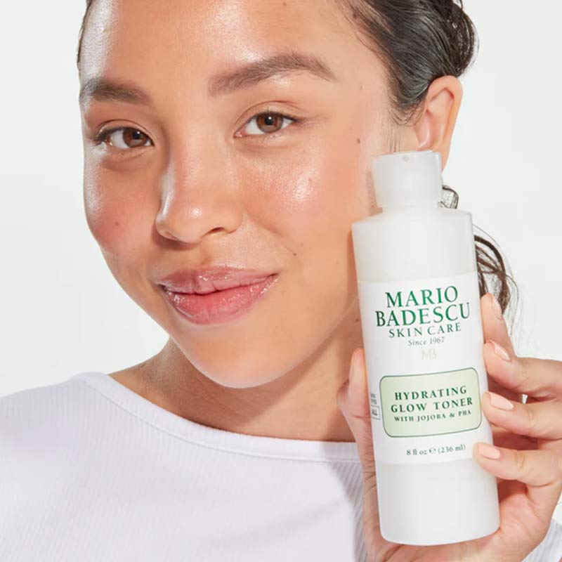 Mario Badescu, Mario Badescu Hydrating Glow Toner With Jojoba and PHA, smooth skin, toner for dull skin