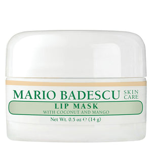Mario Badescu, Mario Badescu Lip Mask with Coconut & Mango, nourishing overnight lip treatment, Hydrating Mario Badescu Lip Mask with Coconut & Mango for soft, smooth lips