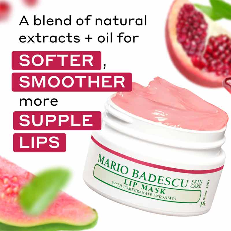 Mario Badescu Lip Mask With Pomegranate & Guava Benefits