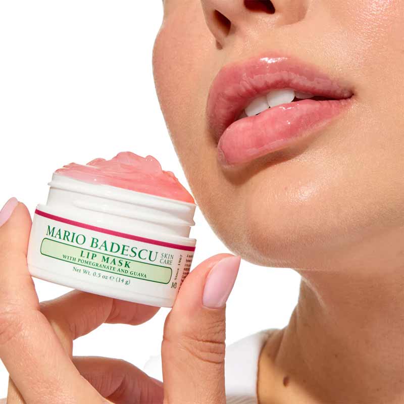 Mario Badescu Lip Mask With Pomegranate & Guava Model Image