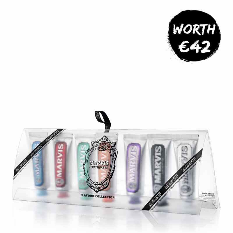 Marvis 7 Flavours Toothpaste Tree Hanger, toothpaste gift set,