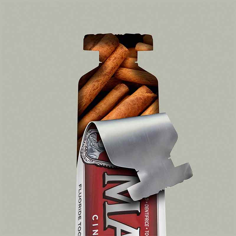 Marvis | Cinnamon | Mint | Toothpaste | premium | health | freshness | oral | cleanse teeth | mouth | gums | flavour | clean | freshens breath
