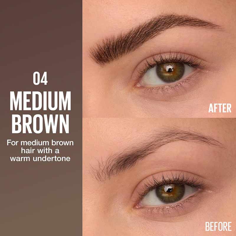 Maybelline Brow Inserts Brow Multiplying Tool 04 Medium Brown