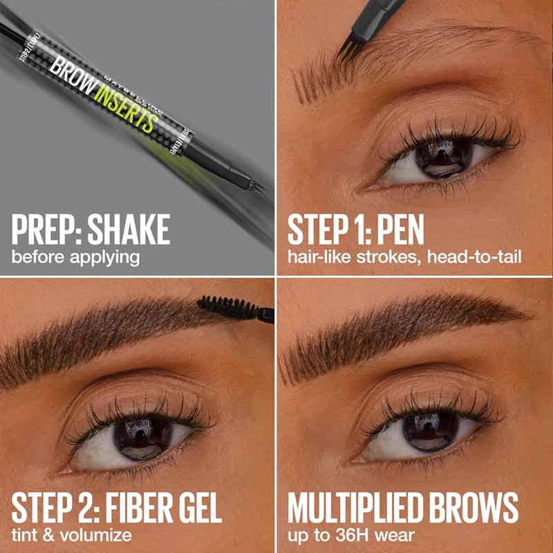 How to use the Maybelline Brow Inserts Brow Multiplying Tool