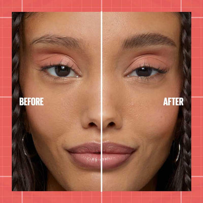 Maybelline Build-A-Brow 2-in-1 Brow Pen & Gel | Fuller brows in 2 easy steps | Ultra-precise pen for realistic hair-like strokes | Clear sealing gel for long-lasting hold | Waterproof and sweat-resistant | Up to 24-hour wear | Before and After 