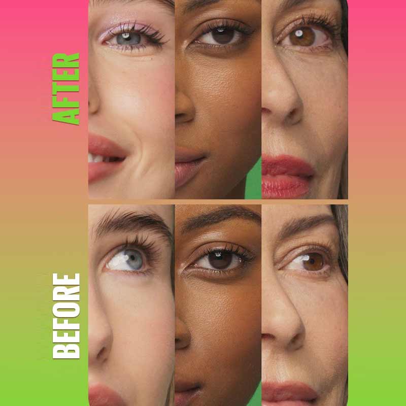 Maybelline Great Lash Waterproof Mascara Before & After