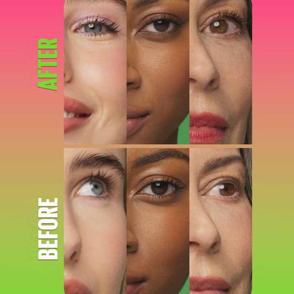 Maybelline Great Lash Waterproof Mascara Before & After