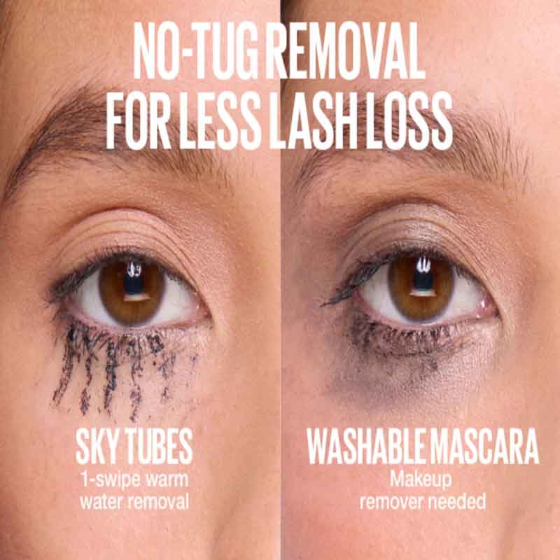 Maybelline Lash Sensational Sky High Tubes Tubing Mascara Removal