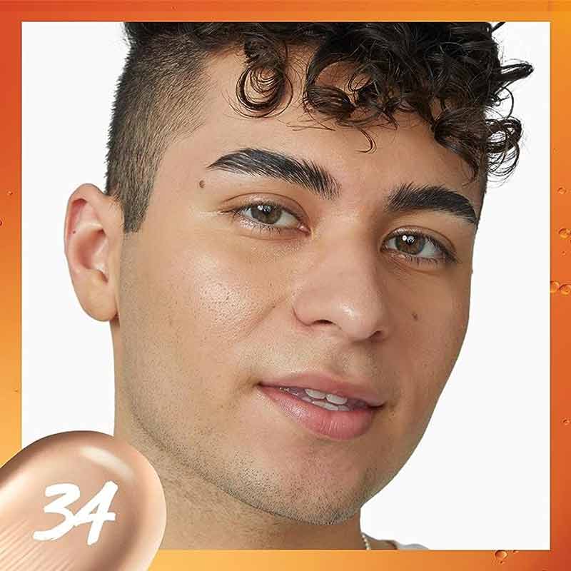 Maybelline Super Stay 24 Hour Skin Tint Foundation + Vitamin C | foundation | tint | skin | smooth | radiant | luminous | glowing | skin-like | natural finish | up to 24hours | 34