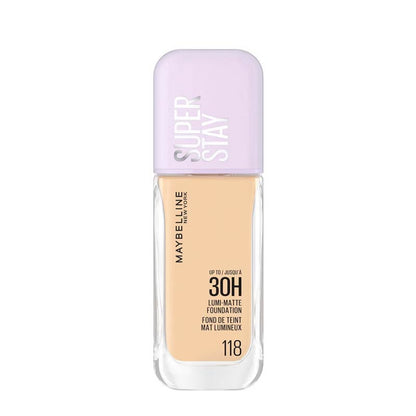 Maybelline Super Stay 30H Lumi-Matte Foundation 118