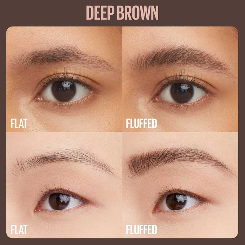 Maybelline Superfluff Brow Mousse Deep Brown Results