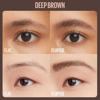 Maybelline Superfluff Brow Mousse Deep Brown Results