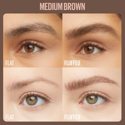 Maybelline Superfluff Brow Mousse Medium Brown Results