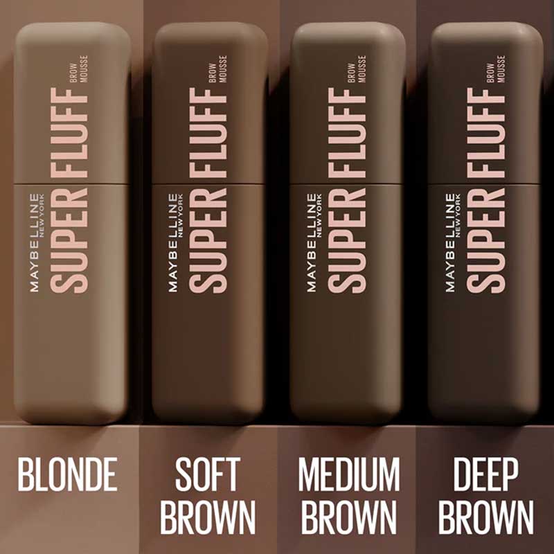 Maybelline Superfluff Brow Mousse All Available Shades