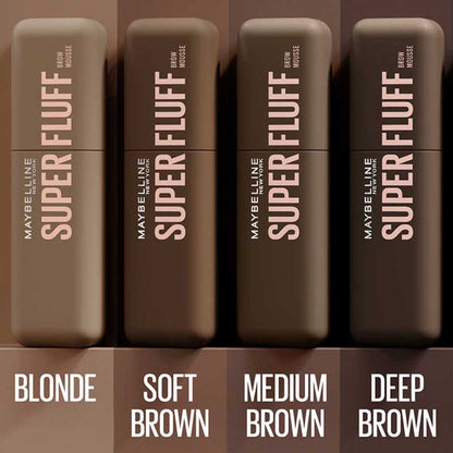 Maybelline Superfluff Brow Mousse All Available Shades