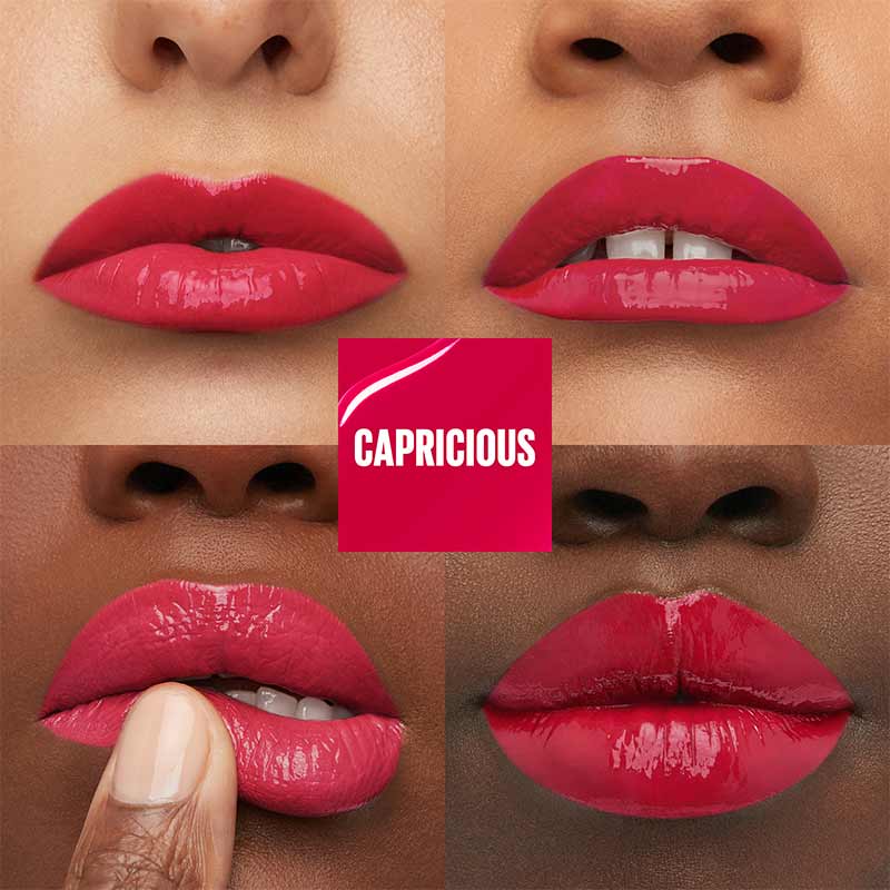Maybelline SuperStay Vinyl Ink Liquid Lipstick | shade capricious hot pink lipstick |