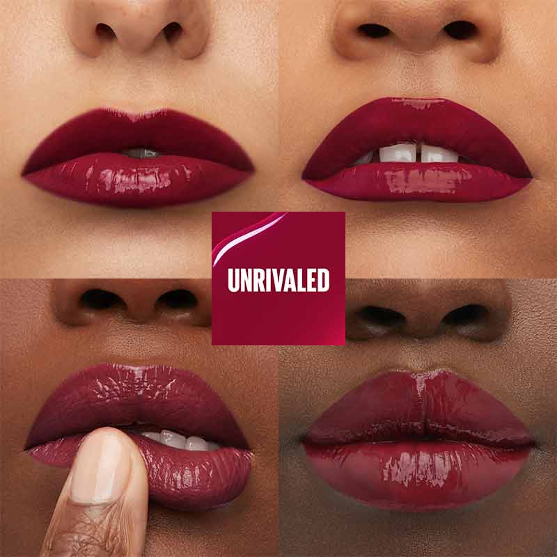 Maybelline SuperStay Vinyl Ink Liquid Lipstick | shade unrivaled | dark purple lipstick