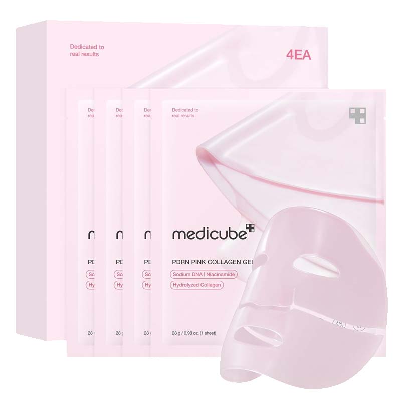 Medicube-PDRN-Pink-Collagen-Gel-Mask 4 Pack