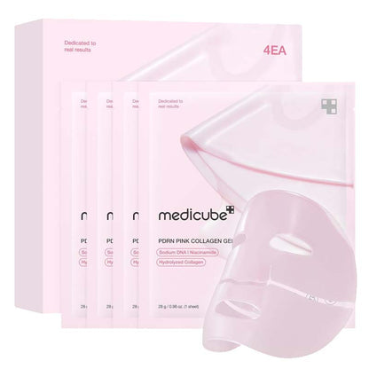 Medicube-PDRN-Pink-Collagen-Gel-Mask 4 Pack