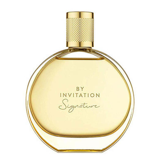 Michael Bublé | By Invitation | Signature | Eau de Parfum | captivating | floral fragrance | women | sparkling bergamot | red fruits | rose | jasmine | lily-of-the-valley | peony | comforting | base of musk | sandalwood | sweet praline | enchanting | lasting impression