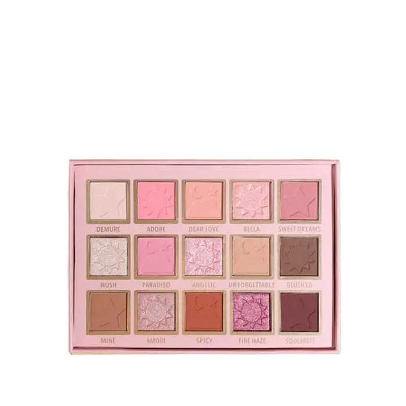 MOIRA, MOIRA Celestial Love Pressed Pigment Palette, Shimmer Eyeshadows, Rose Toned Eyeshadows