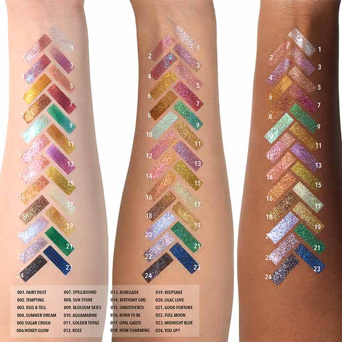 MOIRA, MOIRA Chroma Light Shadow, MOIRA Eyeshadow Swatches