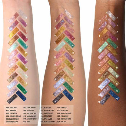 MOIRA, MOIRA Chroma Light Shadow, MOIRA Eyeshadow Swatches