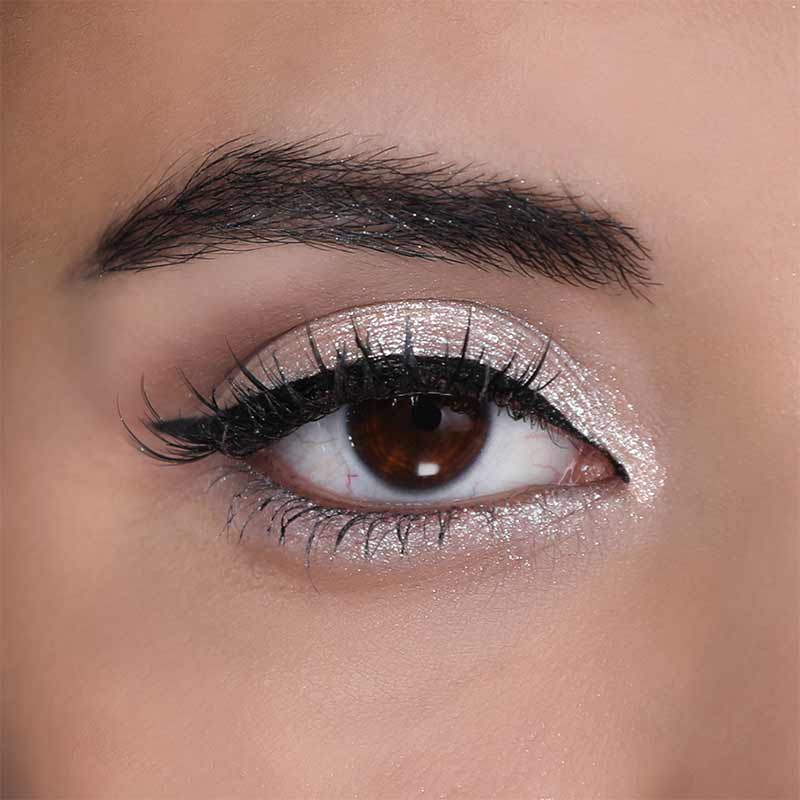 MOIRA, MOIRA Chroma Light Shadow, 001 Fairy Dust, Shimmer Eyeshadow On Pale Skin