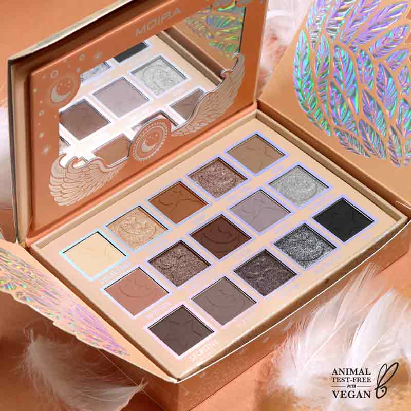 MOIRA, MOIRA Endless Moonlight Pressed Pigment Palette, Vegan Eyeshadow, Gift For Her