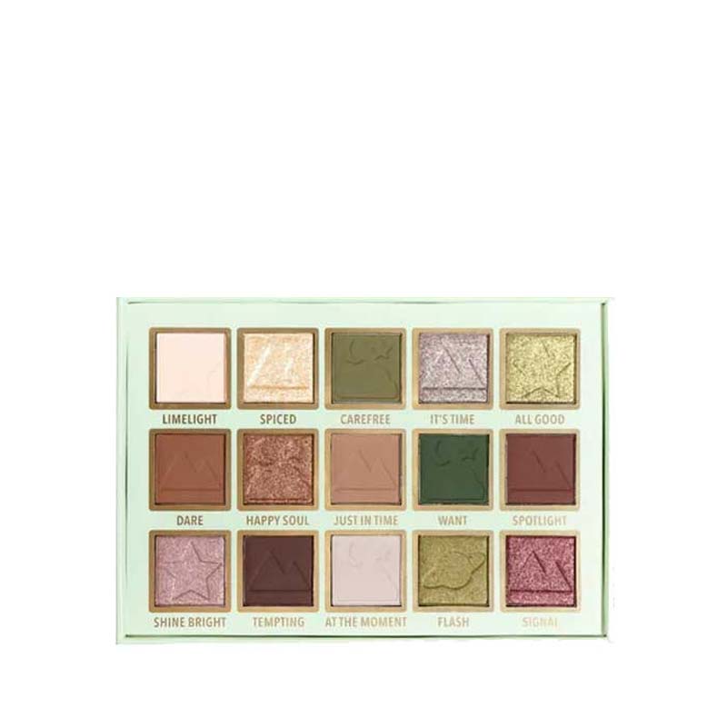 MOIRA, MOIRA Time to Shine Pressed Pigment Palette, Shimmer Eyeshadow