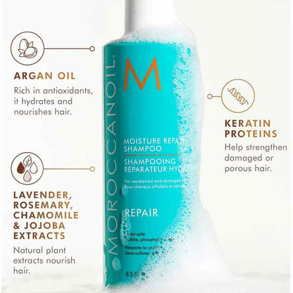 Moroccanoil Moisture Repair Shampoo, Christmas haircare gift set