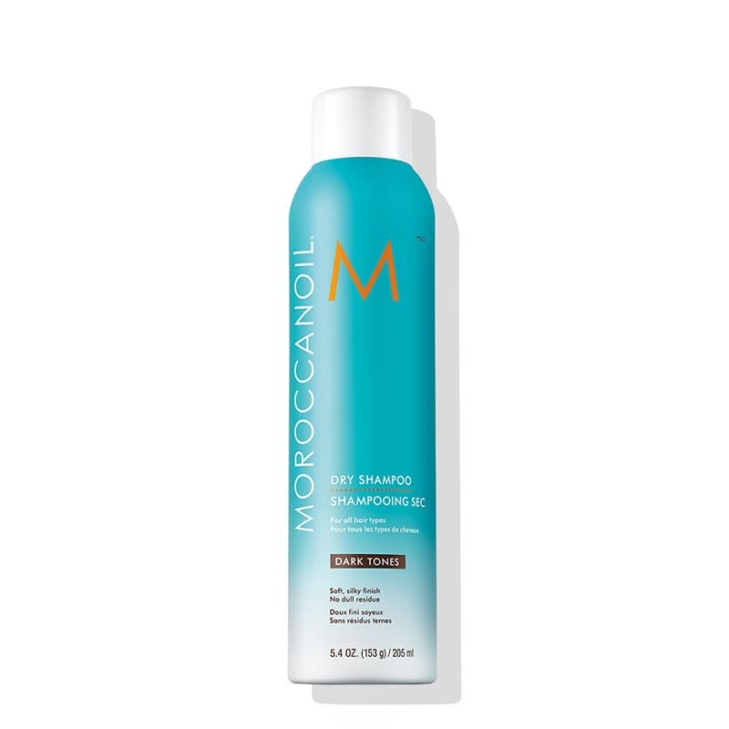 Moroccanoil Dark Tones Dry Shampoo | refreshes hair color | absorbs oil and product buildup | no dull residue | suitable for dark hair.