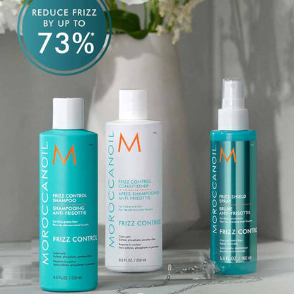 Moroccanoil Frizz Control Shampoo | Conditioner | Frizz Shield Spray 