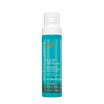 Moroccanoil Hydration All In One Leave-In Conditioner | lightweight | detangles | hydrates | offers thermal protection | reduces breakage by 49%.