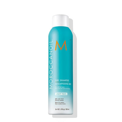 Moroccanoil Light Tones Dry Shampoo | all hair types | absorb oil | product buildup | combat brassiness | light-colored hair.
