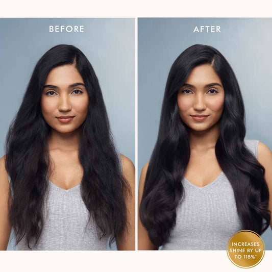 Moroccanoil Original Treatment Oil Before & After