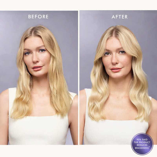 Moroccanoil Purple Treatment Oil Before & After