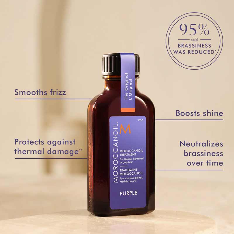 Moroccanoil Purple Treatment Oil Key Benefits