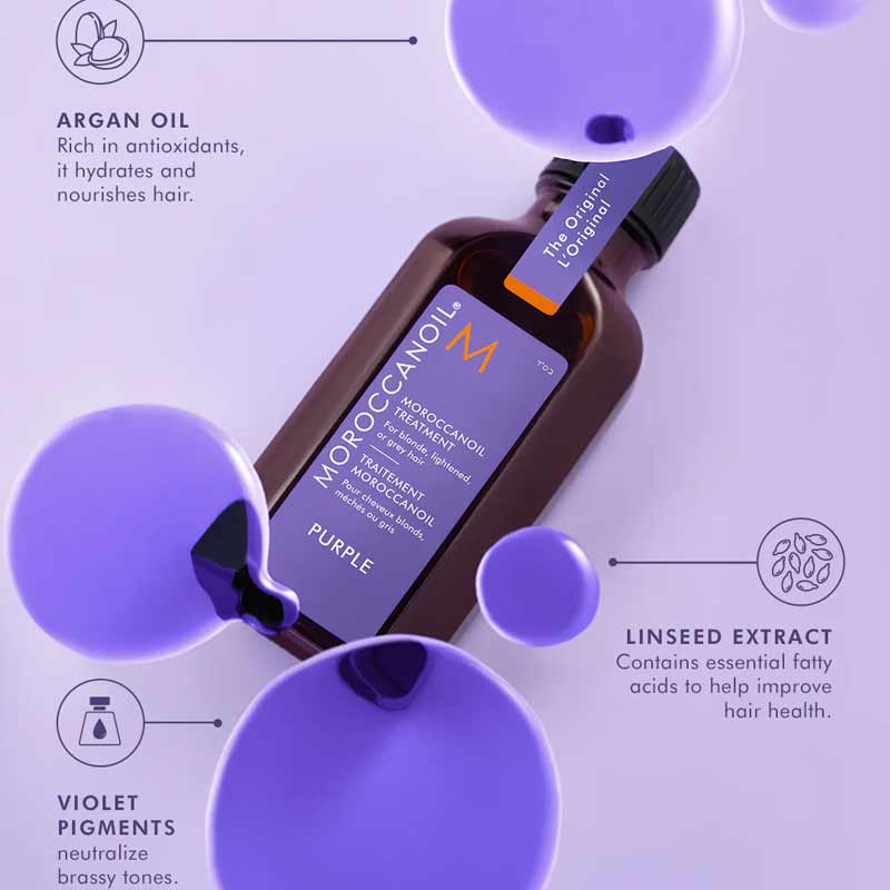 Moroccanoil Purple Treatment Oil Key Ingredients