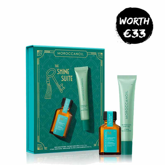 Moroccanoil Treatment 15ml & Moroccan Mint Tea Lip Balm Stocking Filler