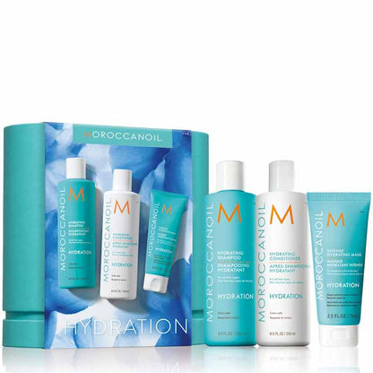 Morocconoil Hydrating Kit Box With Products Shampoo, Conditioner & Hair Mask