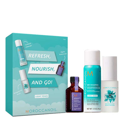 Morocconoil Refresh Nourish & Go Travel Set