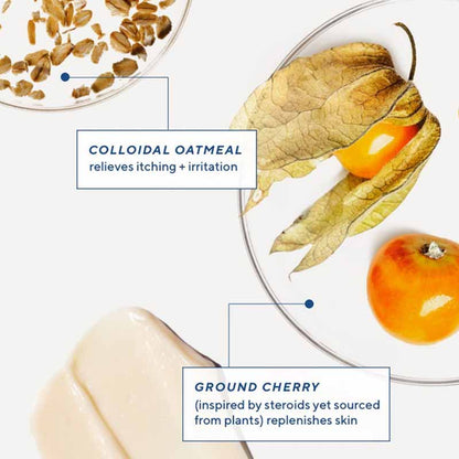 Murad Quick Relief Moisture Treatment | fast-acting | therapeutic cream | relieves | discomfort | skin conditions | quick | on-the-spot | relief | colloidal oatmeal | ground cherry 