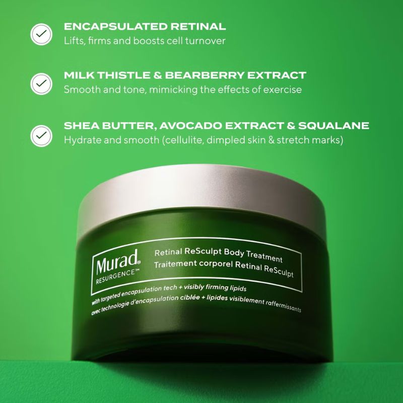 Murad Retinal ReSculpt Body Treatment Key Ingredients
