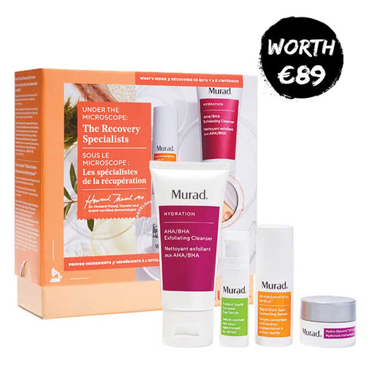 Murad | Recovery | Specialists | Christmas | Gift Set | brightening | renewing | Murad | AHA / BHA| Exfoliating Cleanser | Rapid Dark Spot | Correcting Serum | Retinol | Youth Renewal | Eye Serum | Hydro-Dynamic | Ultimate Moisture | fight wrinkles | fine lines powerfully | brightening | complexion
