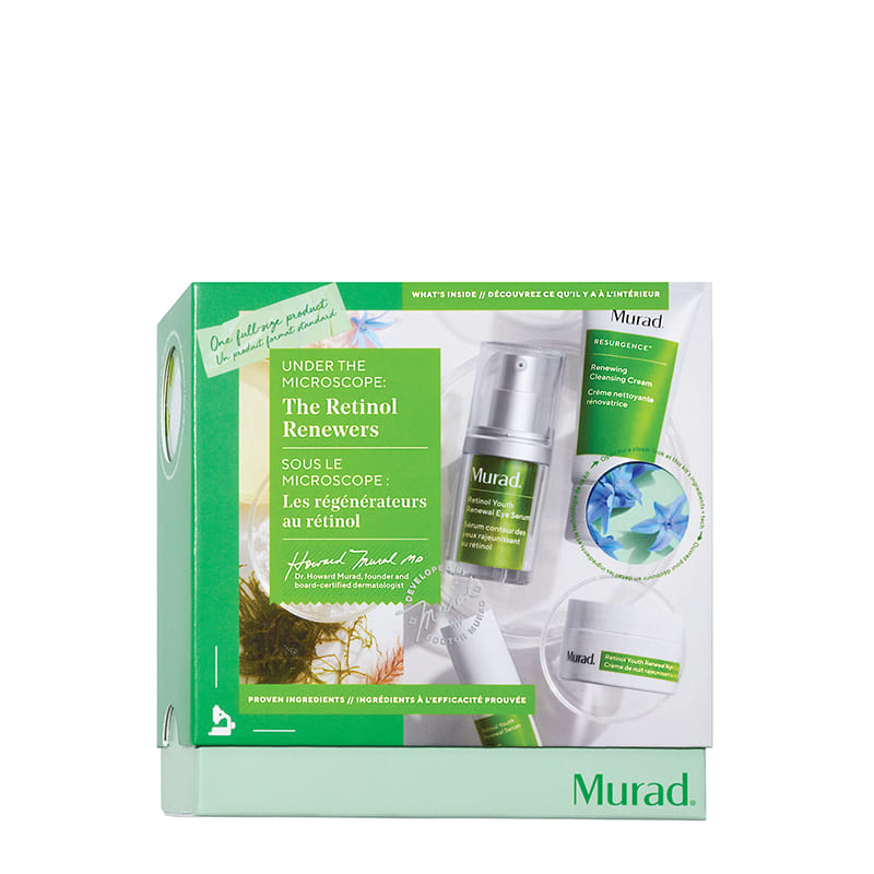Murad | Retinol Renewers | Christmas Gift Set | anti-aging products | Renewal Range | Cleansing Cream | Youth Serum | Eye Serum | Night Cream | powerhouse | reduce wrinkles | firm the skin