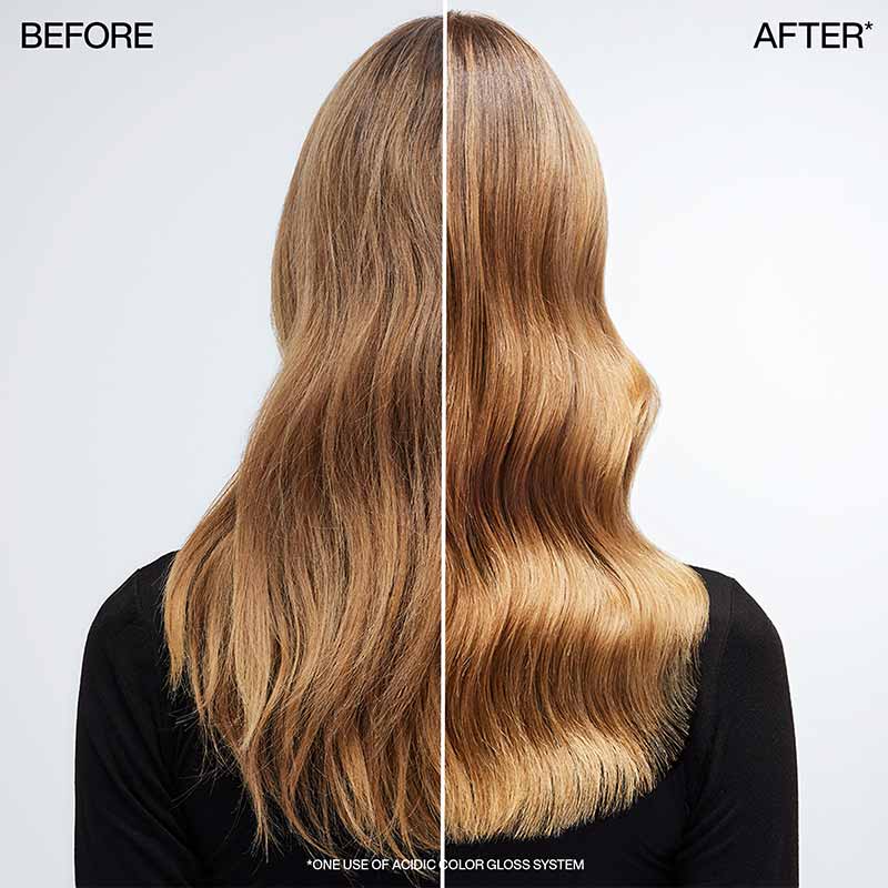 Redken colour gloss haircare before and after