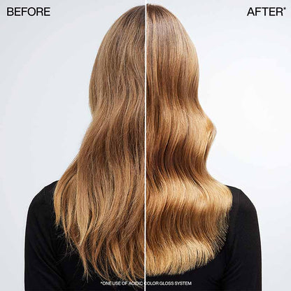 Redken colour gloss haircare before and after
