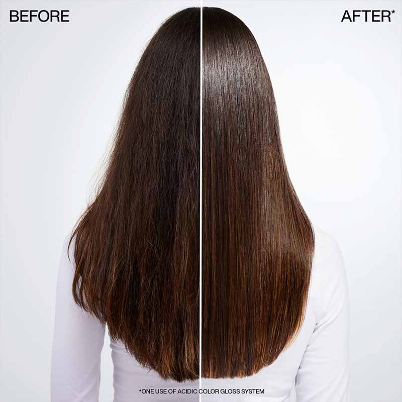 Redken colour gloss haircare before and after