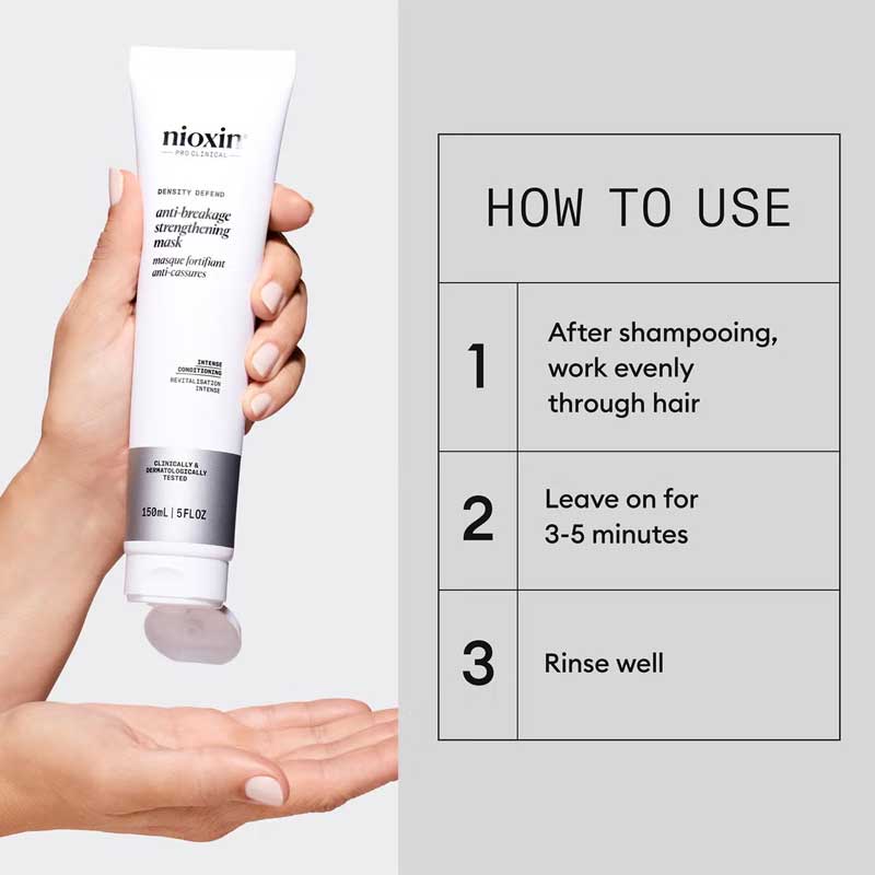 Nioxin, Nioxin Density Defend Anti-breakage Strengthening Mask, Hair Mask For Damaged Hair